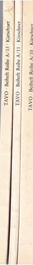 Konvolut von 3 Arbeiten über die Vegetation der Türkei. 1982- 1984. gr8vo. Broschiert.