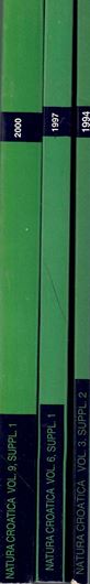 Flora Croatica. Index Florae Croaticae. 3 parts. 1994 - 2000. (Natura Croatica,III,suppl.2/VI,suppl. 1/ IX,suppl.1). 672 p. gr8vo. Paper bd.