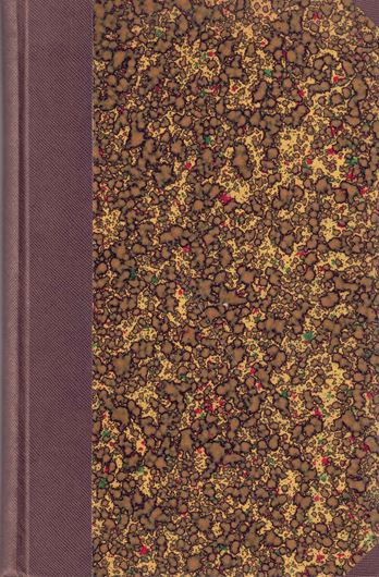 Erster (bis fünfter) Beitrag zur Flora von Montenegro. 1902 - 1911. 385 S. gr8vo. Halbleinen.