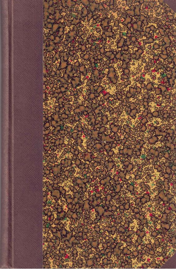 Erster (bis fünfter) Beitrag zur Flora von Montenegro. 1902 - 1911. 385 S. gr8vo. Halbleinen.