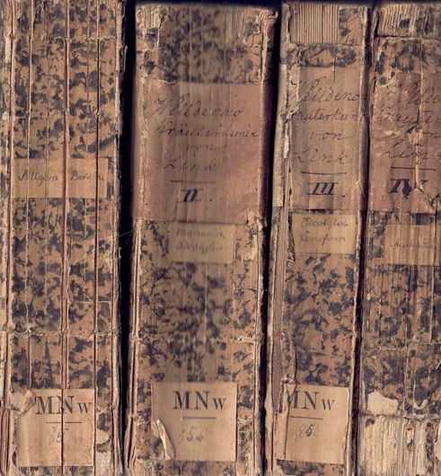 Grundriss der Kräuterkunde zu Vorlesungen entworfen von D. Carl Ludwig Willdenow. Nach dessen Tode neu herausgegeben mit Zusätzen von D.H.F. Link. Siebente vermehrte und verbesserte Auflage. 4 Teile. Berlin 1829-1833. 2627 p.