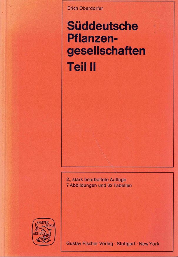 Süddeutsche Pflanzengesellschaften. 2te rev. Aufl. Teil 2. 1978. 355 S. gr8vo. Broschiert.