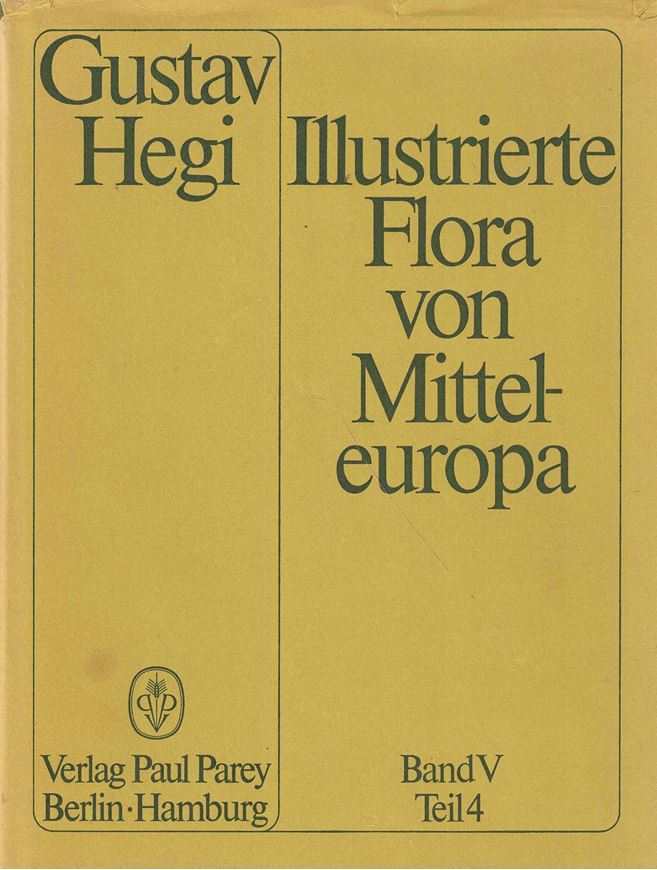 Illustrierte Flora von Mitteleuropa.2te Auflage. Band V, Teil 4. (ohne Erscheinungsjahr). illus.  390 S. 4to. Hardcover.
