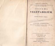 Caroli Linnaei Systema Vegetabilium Edition Decima Sexta. Volumes 1- 4:1; 5. 1824- 1828. gr8vo.