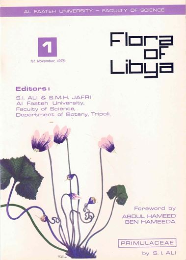 Fascicles 1 - 30. 1967 - 1977. gr8vo. Paper bd. In English, with Latin nomenclature.