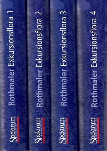Exkursionsflora von Deutschland. 4 Bände. 1994 - 2002.gr8vo. Hardcover.