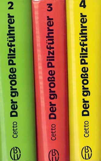 Der große Pilzführer. Band 2 - 4. 1978 - 1984. 8vo. Hardcover.