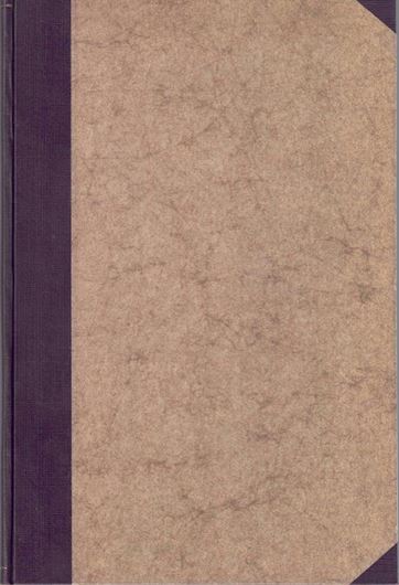 Ergebnisse einer botanischen Reise in das Pontische Randgebirge im Sandschak Trapezunt, unternommen im Jahre 1907 im Auftrage des Naturwissenschaftlichen Orientvereines in Wien. (k.J.). 8 Tafeln. 207 S. 4to. Hardcover.