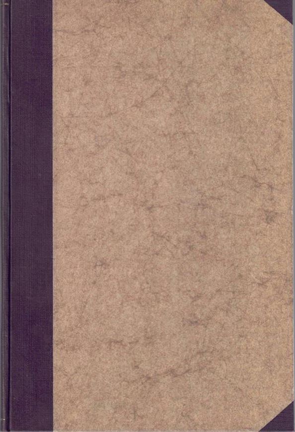 Ergebnisse einer botanischen Reise in das Pontische Randgebirge im Sandschak Trapezunt, unternommen im Jahre 1907 im Auftrage des Naturwissenschaftlichen Orientvereines in Wien. (k.J.). 8 Tafeln. 207 S. 4to. Hardcover.