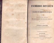 Enchiridion Botanicum Exhibens Classes et Ordines Plantarum Accedit Nomenclator Generum et Officinalium Vel Usualium Indicatio. Lipsiae / Viennae 1841. XIV, 763 p. gr8vo. Halfleather.