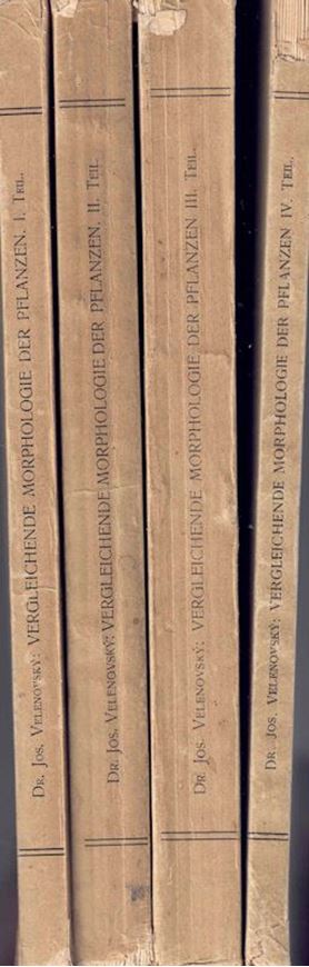 Vergleichende Morphologie der Pflanzen. 4 Teile. 1905-1913. 11 Taf. 1430 S. 4to. Broschiert.