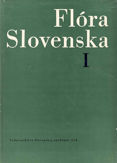 Volume 1. Morphological terminology,  1966. 602 p. gr8vo. Hardcover. - In Slowakian, with Russian and German summary.