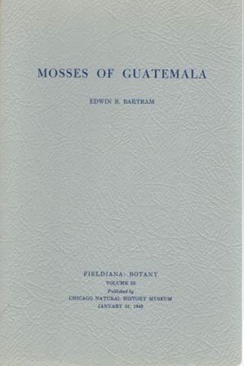 Mosses of Guatemala. 1949. (Fieldiana Bot. 25) 190 figs. 442 p.