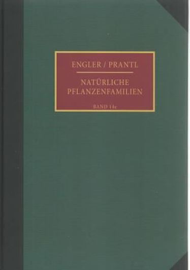  Angiospermae:Reihe Glumiflorae,Gramineae III(Unterfamilie Panicoideae).1940.(Die natuerlichen Pflanzenfamilien,Band 14e).106 Fig. 208 S.gr8vo.Leinen.(Nachdruck).
