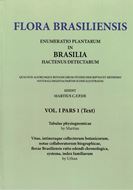 Ed. by C.F.P. von Martius, A.G.Eichler & I.Urban: Volume 01:01: Tabulae physiognomicae by Martius; Vitae, itineraque collectorum botanicorum, notae collaboratorum biographicae, florae Brasiliensis ratio edendi chronologica, systema, index familiarum by Urban. 1840-1906. (Reprint 2020). 59 plates. 2 maps. CX, 268 p. Paper bd.