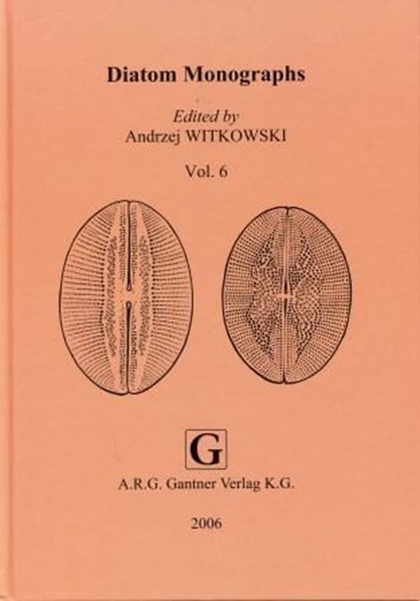Edited by Andrzej Witkowski. Volume 06: Williams, David M. and Geraldine Reid: Amphorotia nov. gen., a new genus in the family Eunotiaceae (Bacillariophyceae), based on Eunotia clevei Grunow in Cleve and Grunow 1880. 2006. 21 photogr. pls. (SEM & LM). 153 p. gr8vo. Hardcover. (ISBN 978-3-906166-29-2)