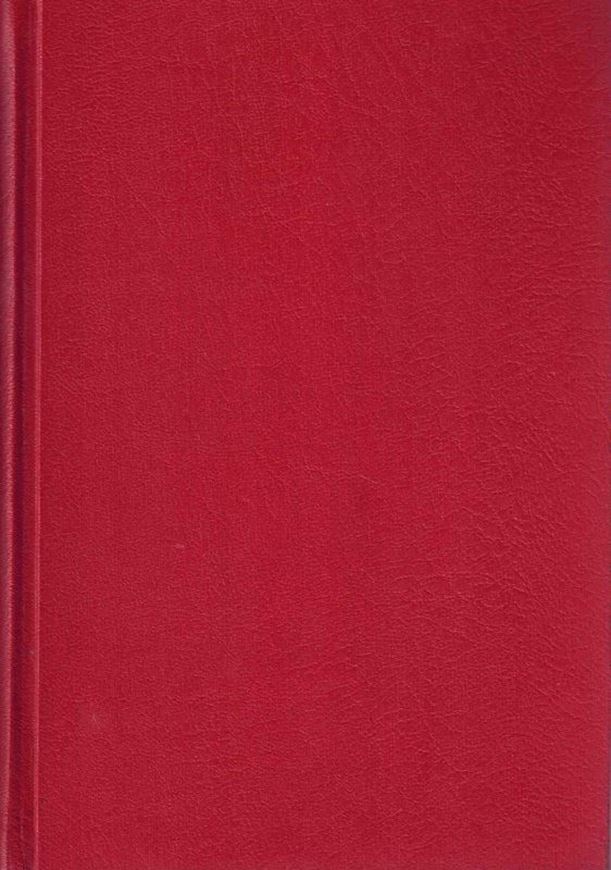 Flora of Costa Rica. Parts 1 - 4: ORCHIDACEAE only, by Oakes Ames. 1937 - 1938. (Field Museum Publications, Botanical Series, XVIII). gr8vo. Hardcover.