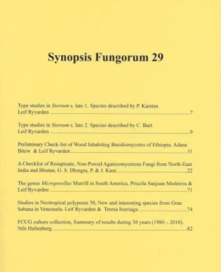 Volume 29. 2011. illus. 200 p. Paper bd.
