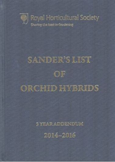  3 Year Addendum 2014 - 2016. Publ.2017. CXVI, 664 p. gr8vo. Cloth.