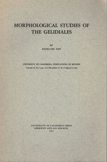 Collection of 7 books on Rhodophyta as listed below.