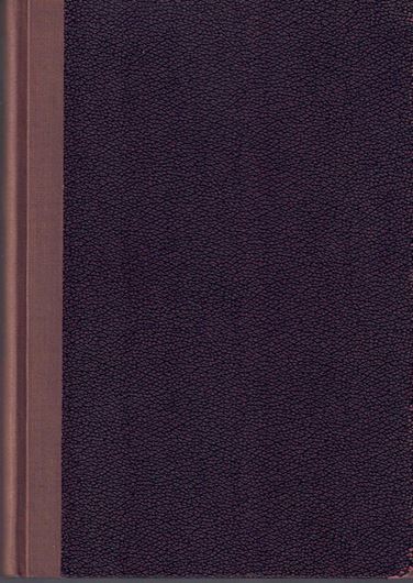 Die Grasheiden Mitteleuropas. Versuch einer vergleichend - pflanzengeographischen Gliederung. 2 Teile. 1040. (Botanisches Archiv, 41). 161 S. - Gebunden mit:) Meusel H.: Die Steppenheiden des Kyffhäusers, gesehen im Rahmen der eurosibirischen Hügelsteppenvegetation. 1941. (Berichte d. Deutsch. Bot. Ges, Jg. 1941, Band LIX, Hedt 6). 4 Tafeln. 4 S. gr8vo. Halbleinen.