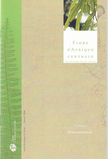 Pteridophyta: Olandraceae. 2026. illus. 12 p. gr8vo. Paper bd.
