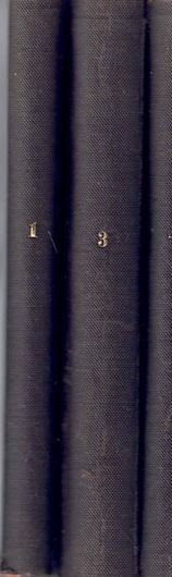 Die Flora von Oberösterreich. Bände 1,3,4. 1870-1885. gr8vo. Halbleinen.