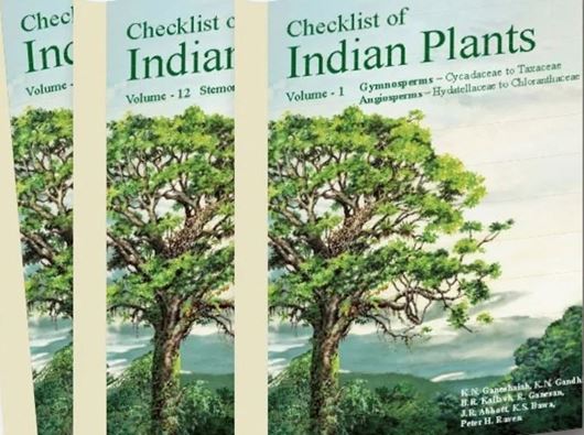 Cheklist of Indian Plants. 12 volumes. 2026. CLXXXII, 4310 p. gr8vo. Hardcover.