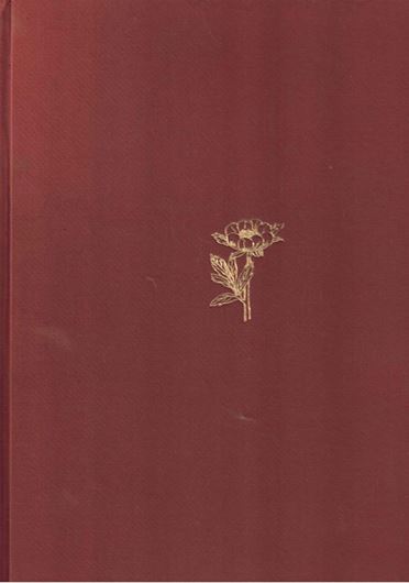 Peonies of Greece. A taxonomic and historial survey of the genus Paeonia in Greece. 1984. 14 col. pls. 113 p. 4to. Hardcover.
